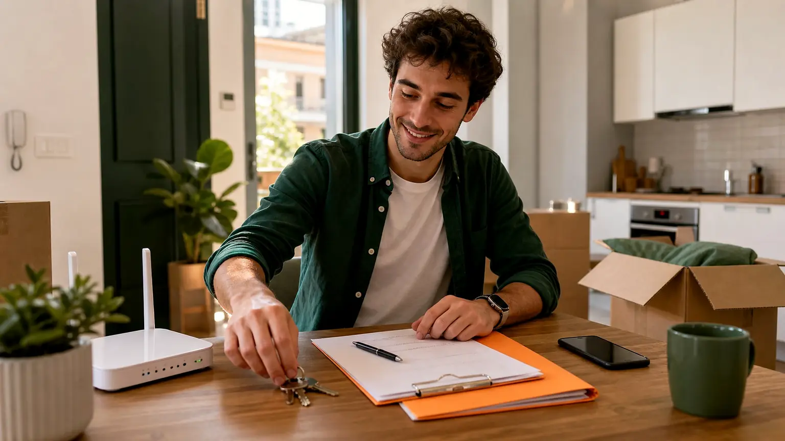 First home in Italy utilities checklist for young residents and foreigners