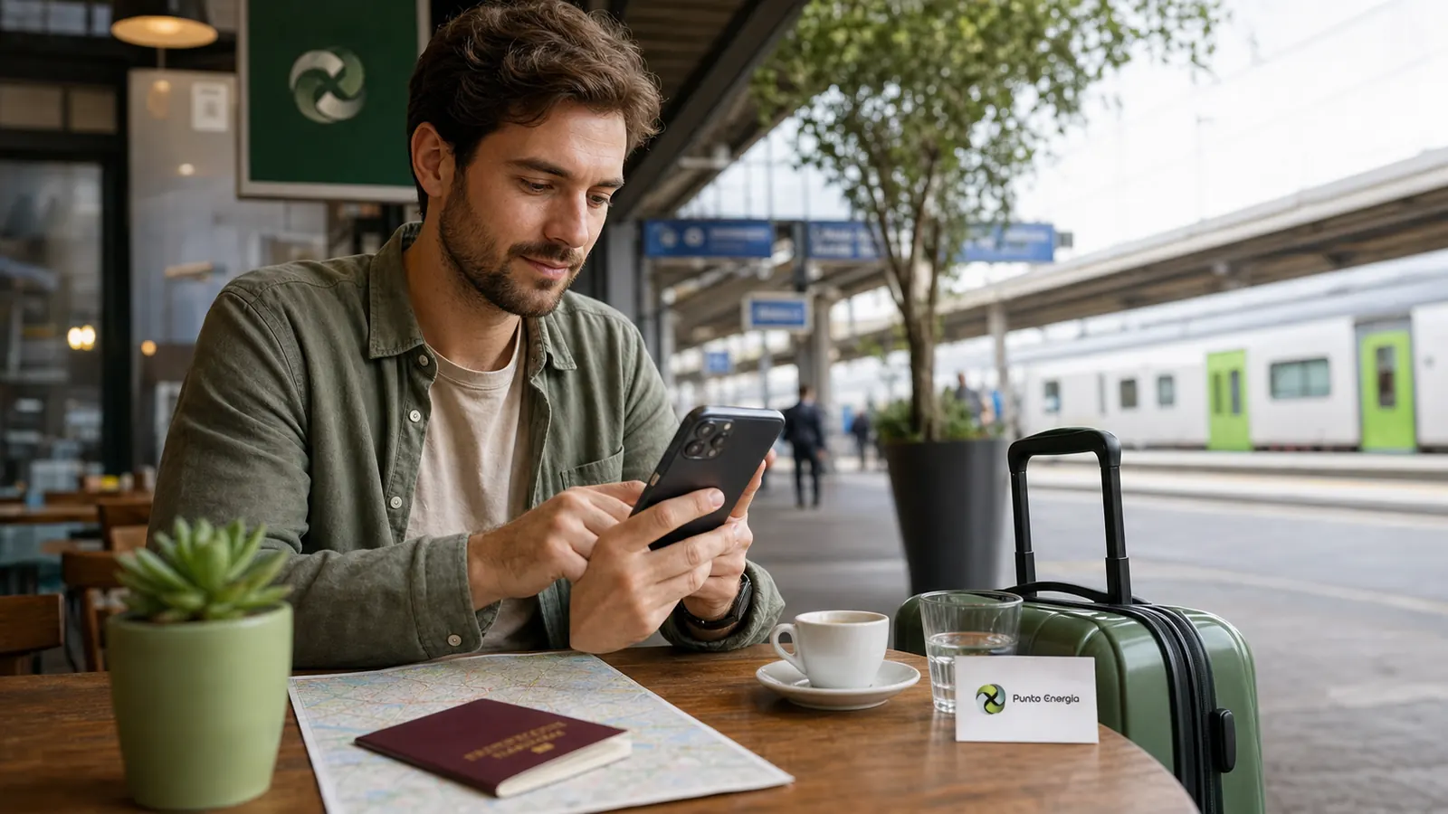 Reisender vergleicht EU-Roaming und lokale eSIM in Italien